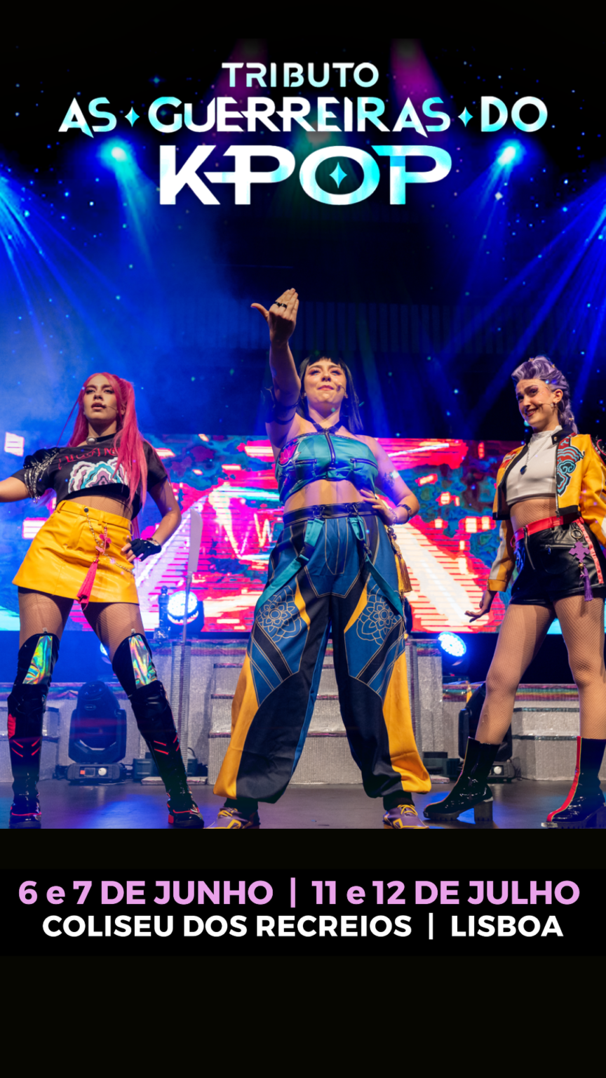 As Guerreiras do K-Pop – tributo inspirado em K-Pop Demon Hunters no Coliseu dos Recreios em Lisboa